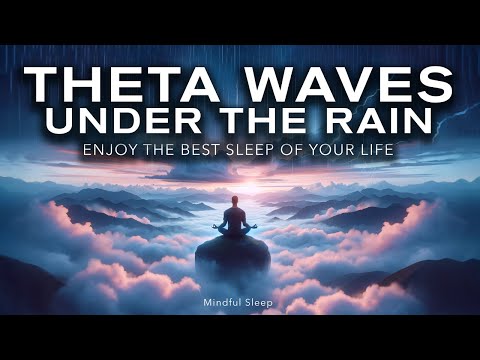 THETA Waves Under the Rain - Soothing Sounds to Fall Asleep