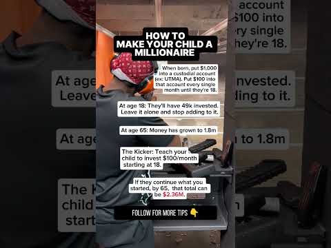 How to make your child a MILLIONAIRE 💰