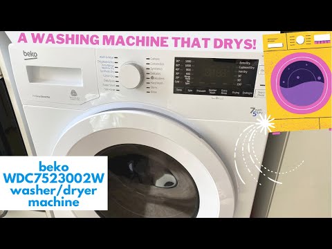 Beko WDC7523002W Washer Dryer | Review | A washing machine that drys!