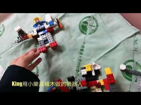 用樂高小積木做機器人 4歲King玩具 LEGO ROBOT