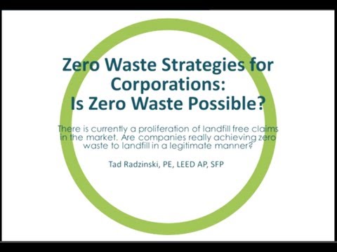 Zero Waste Strategies for Corporations