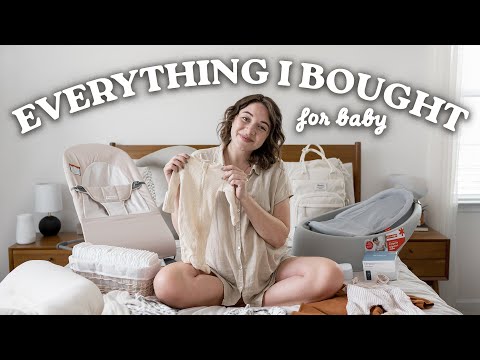 EVERYTHING I Bought For BABY 2024 | Newborn Haul & What’s On My Baby Registry (Minimal Edition)