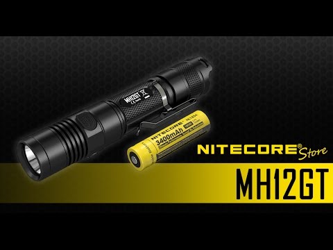 (Discontinued) NITECORE MH12GT 1000 Lumen Long Throw Rechargeable Flashlight - MH12 Upgrade