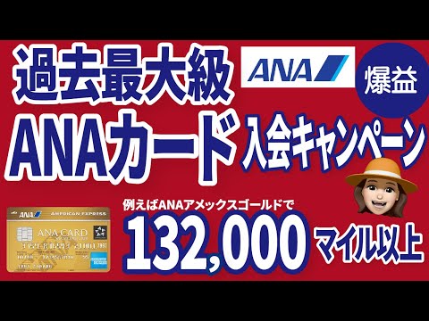 ANAカード入会で絶対に逃せないお得な情報！ANA主催キャンペーン開始！