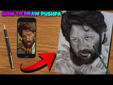 Drawing of Pushpa | Pushpa sketch drawing art• How to art #Pushpa |