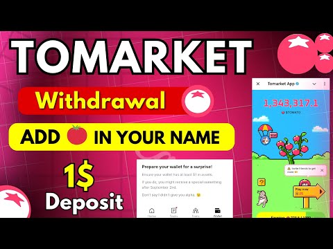 Tomarket Airdrop Withdrawal & Claim || Tomarket Combo Today | Tomarket Airdrop | Tomarket 1$ Deposit