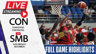 Pba Free Live Stream: San Miguel Beermen vs Converge Full Game Highlights Commissioners Cup 2023