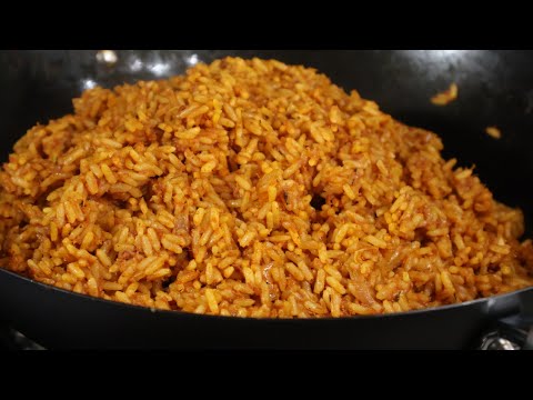 Corned Beef Jollof Rice in Less Than an Hour | Wangyuanji Carbon Steel Pan With Lid Review