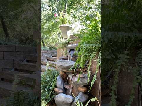 Alpine 4-Tier Rock Water Fountain 🌿 | Perfect Outdoor Garden & Patio Decor | Relaxing Water Sounds