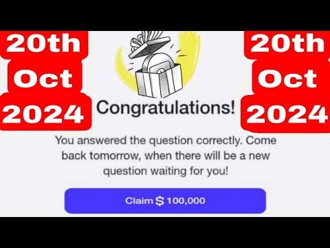 Today 20th October Time Farm Oracle Of Time Answer | Time Farm Daily Combo #timefarm #oracleoftime