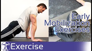 Early lumbar spine mobilization exercises for low back pain