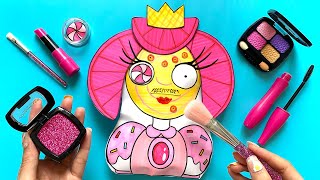 🍭Candy Princess Loolialu Makeup all Pink Blind Bag - The Amazing Digital Circus 2 ( Squishy Paper )