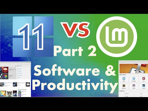 The Ultimate Windows vs Linux Mint Comparison! | Part 2 - Software & Productivity