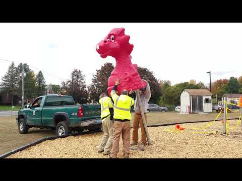 Dragon goes back in at Johnny Appleseed Elementary School Leominster