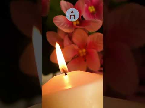 30 seconds: Meditate slowly, with a burning candle #music #forcalming #mantrameditation