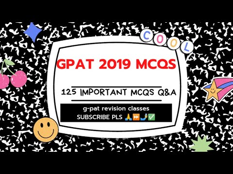 gpat 2019 mcqs | gpat Prepration mcqs | 2019 important mcqs #gpat #prepration #2022 #previous_Quñ⏩🤳