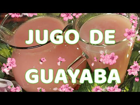 🔴 JUGO DE GUAYABA ✅️ sobremesa🇨🇴 #guayaba #recetas