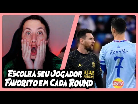 ESCOLHA SEU JOGADOR FAVORITO EM CADA ROUND | REACT DO MORENO