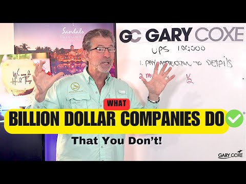 What billion dollar companies do that you don't! Think bigger by using bigger strategies to grow!