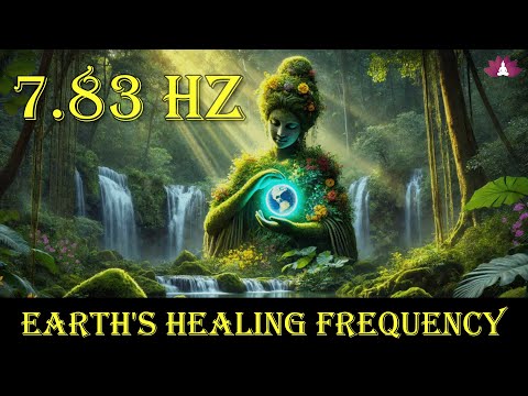 7.83 Hz Earth's Healing Frequency | Relaxing Flute Music with Nature Sounds | Grounding Meditation