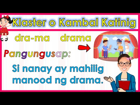 Reading Lesson KLASTER o KAMBAL KATINIG llMga SALITA at pag-gamit sa PANGUNGUSAP ll Teacher Ana