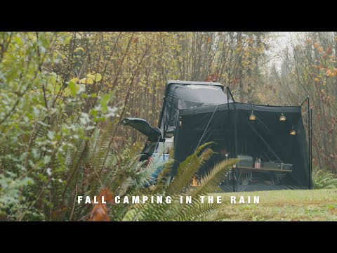 Fall Camping in the Rain | Travel/Camping Coffee Kit: OutIn Nano Espresso Machine