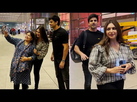 Divyanka Tripathi With Vivek Dahiya Spotted At Airport | MS shorts