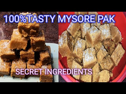 100%TASTY MYSORE PAK RECIPE WITH SECRET INGREDIENTS||HALWAI STYLE||usha food lab 😀