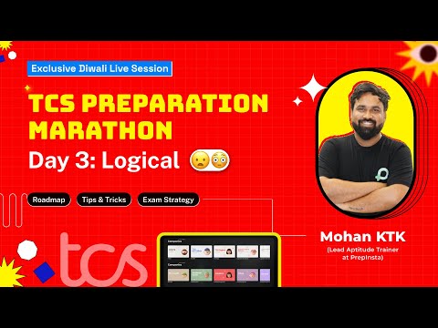 TCS Preparation Marathon 2025 | Day-3 Logical