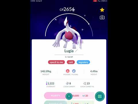 shiny lugia first raid