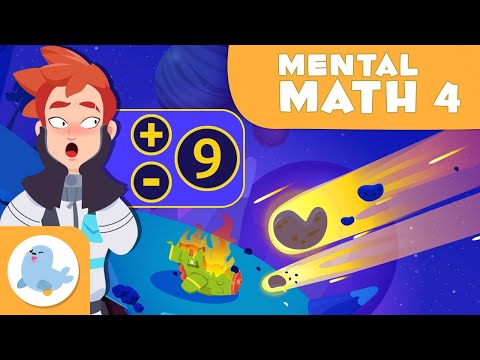 Adding and Subtracting 9 🤔 MENTAL MATH for Kids 🚀 Episode 4