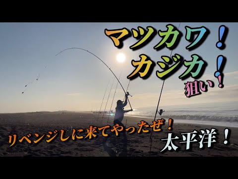 マツカワ、カジカ狙いで太平洋！リベンジに燃える！！