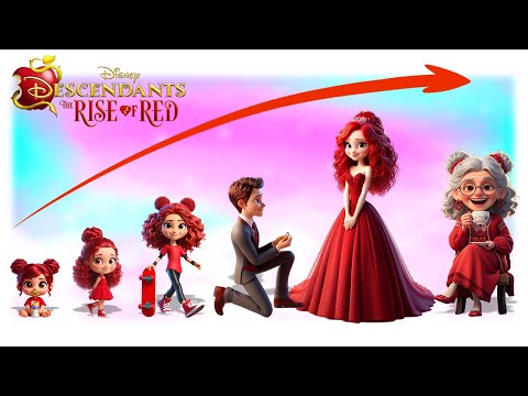 Descendants The Rise of Red 3D Growing Up Compilation | Go WOW