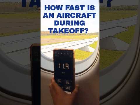 Let's look how fast a Plane is during Takeoff! We're on a KLM Embraer E190. #avgeek #Aviation #speed