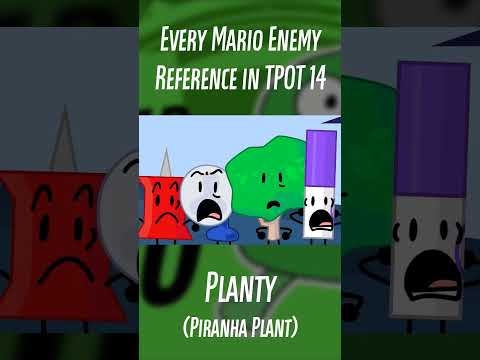 Every Mario Enemy Reference in TPOT 14 #shorts #bfdi #tpot #intro #jacknjellify