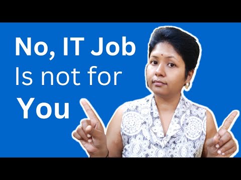 IT JOB does NOT suit this Kind of Person || @SushmitaMadhu