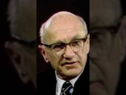 Milton Friedman: government makes people poor