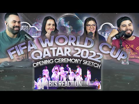 Jungkook of BTS "FIFA World Cup Qatar 2022 Opening Ceremony Sketch" He Improvised?!🤯 | Couples React