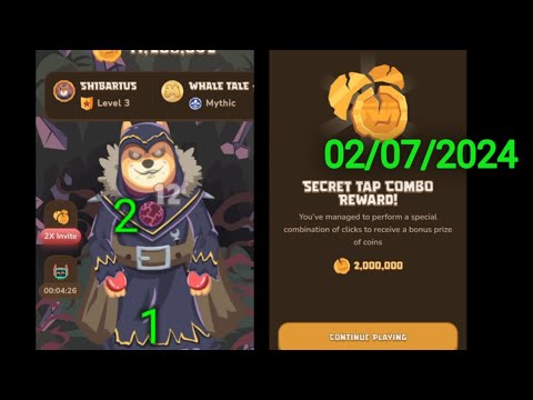 Memefi Secret Combo Level 3 | Memefi daily secret code |2 July 2024 memefi | memefi 2000000coin code