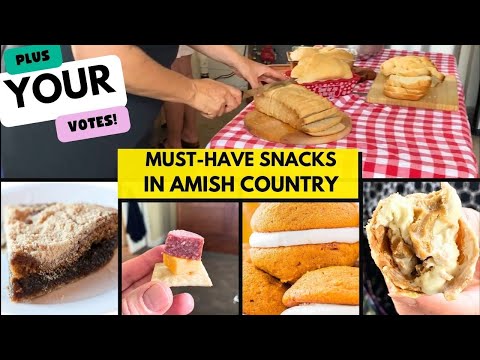 Top 15 Must-Have Snacks of Lancaster PA Amish Country #lancasterpa #amish #foodie