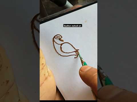 How to draw peacock #youtubeshorts #viralshort#siyara#new#mehndidesign#shorts# #@SiyaRammehndiart