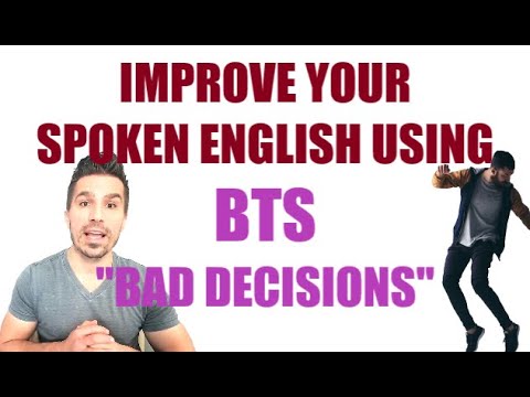 USE "BTS" TO IMPROVE YOUR ENGLISH:  S" #engvid #slang #fluent #english #BTSLYRICS #ENGLISHBTS