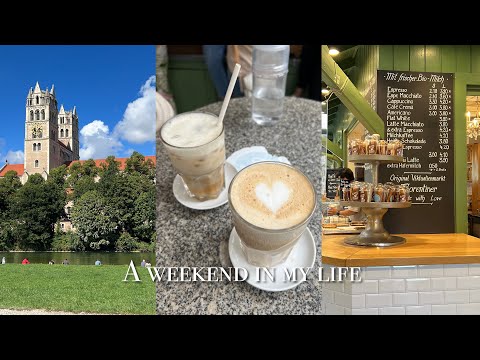 Eng [vlog] A weekend spent in Munich 🌾 ｜ Lunch ｜ Unboxing｜Popular coffee stand ｜ Cooking ｜ Walk