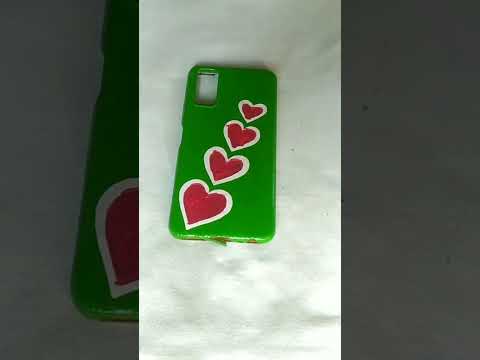 old phone cover reuse new phone cover#phonecoverpainting#youtubeshorts #handmade #viralshorts .....