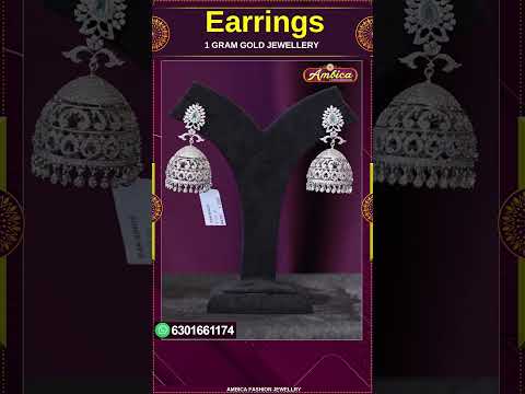 #Shorts Earrings Collections | 1Gram Gold Jewellery