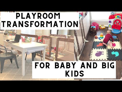 Playroom Transformation | Carolina Craft Table Review / Room Tour / Toy storage and organization