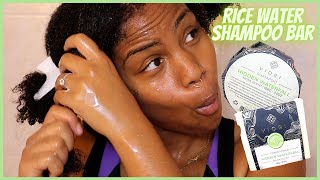 Wash Day!!! | RICE WATER Shampoo and Conditioner Bars!