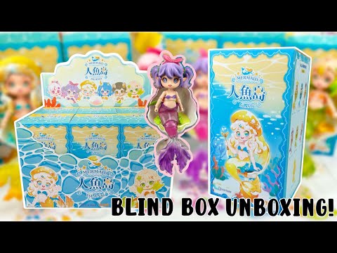 Opening 6 MERMAID THEMED BJD Blind Boxes from KikaGoods! AIYE MERMAID ISLAND SERIES FULL SET!