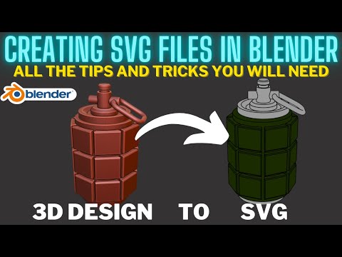 3D design to SVG - Tips and tricks to get the best results in Blender