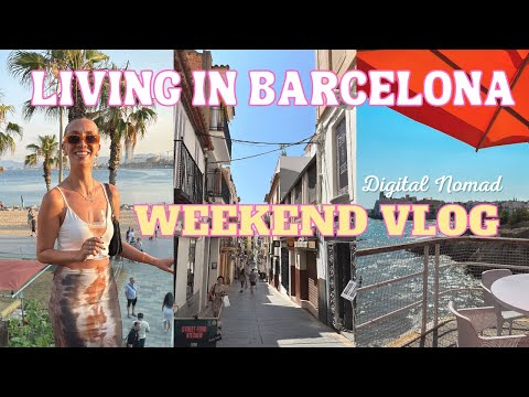 Living in Barcelona Weekend Vlog : Sitges, Sant Joan Firework Party, W Hotel